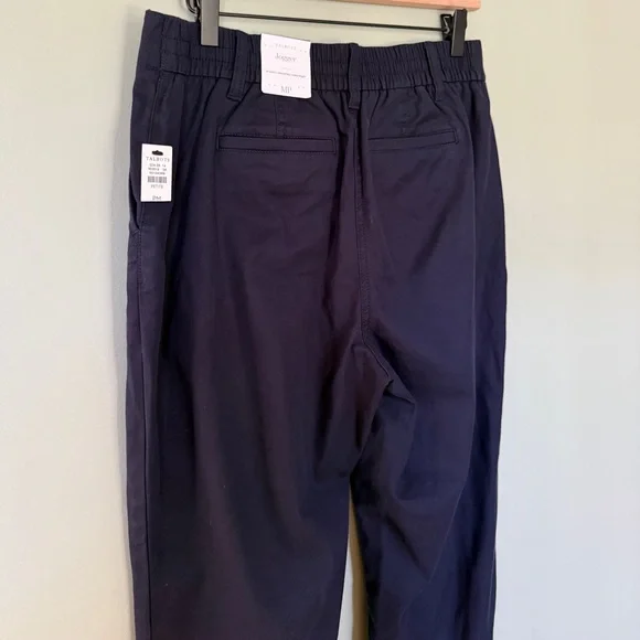 NWT Talbots Women’s Jogger Pants Relaxed Leg Navy Blue Size Medium Petite - Picture 4 of 8